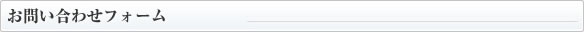 お問い合わせフォーム